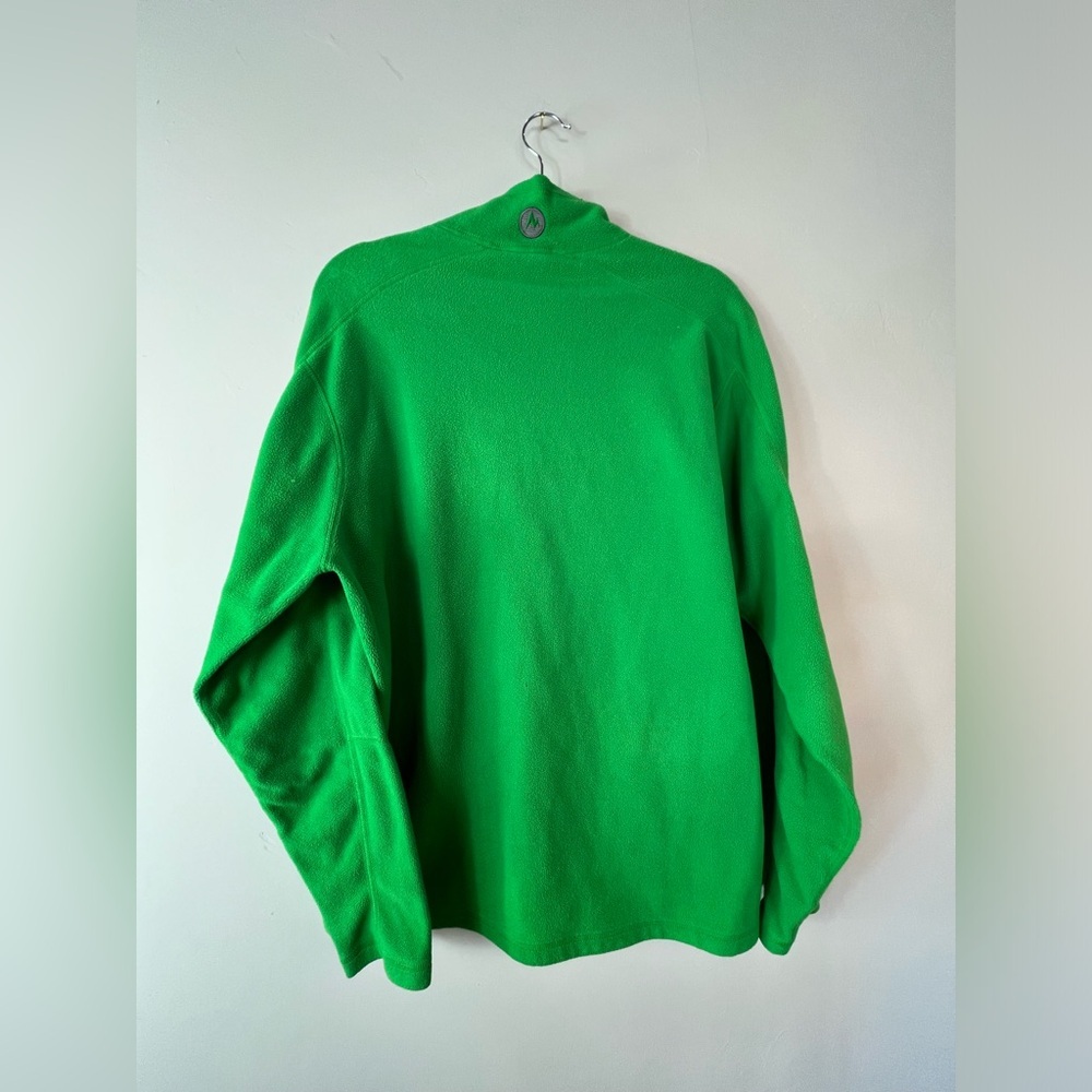 Marmot Men’s Green 1/4 Zip Pullover Size Large 1154 - Picture 4 of 4